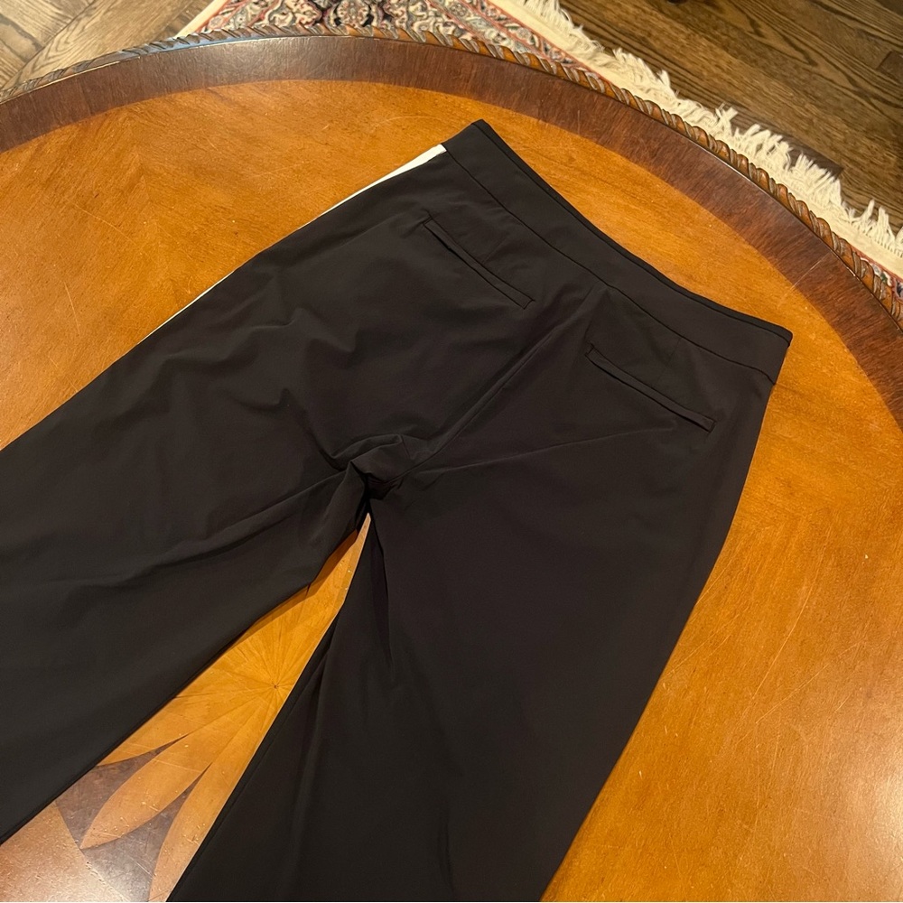 Athleta Women’s Luxe Gramercy Track Trouser Black 4 Mid-Rise Semi-Fitted Nylon - Picture 10 of 16